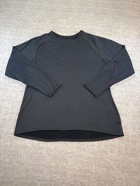 ClimateRight Womens XL Black Long Sleeve Activewear Athletic Performance Top
